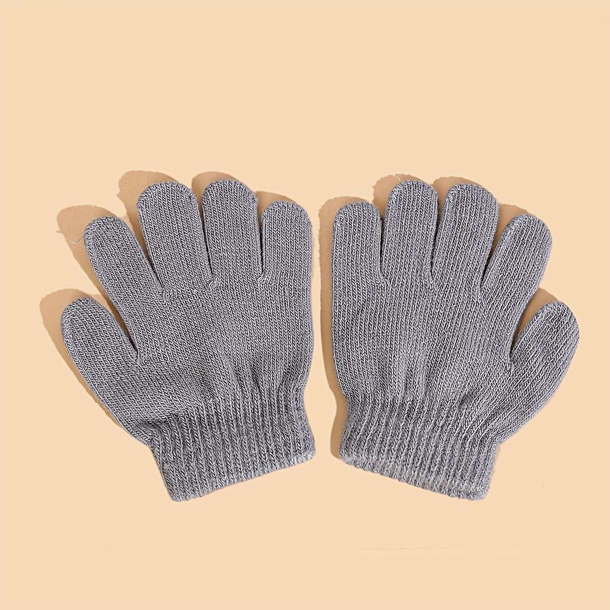 Winter Gloves Color Black White Navy Blue Sky Blue