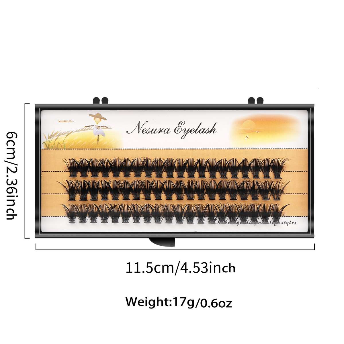 Professional Natural Volume Individual Lashes Hair Length 70d18mm 05mm