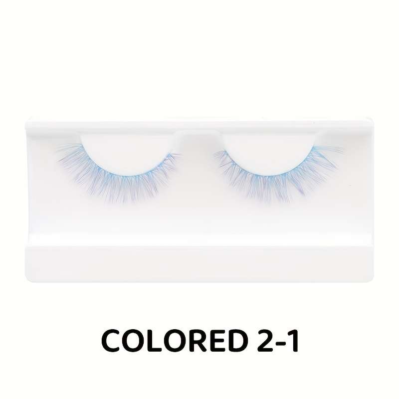 3 Pairs Professional Natural Soft Individual Lashes Color Colored 4 2 Fried Hair