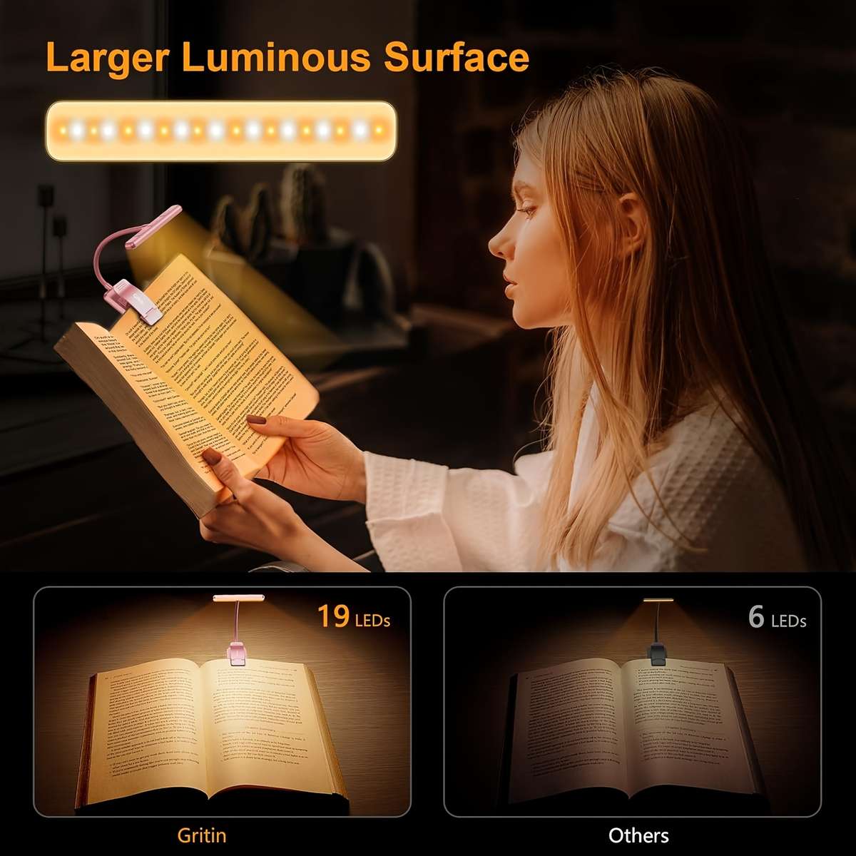 Portable Lamp Color Pink 2Pcs