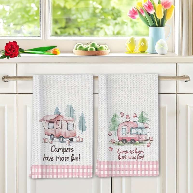 Rag Quantity Pink Camper 2Pcs