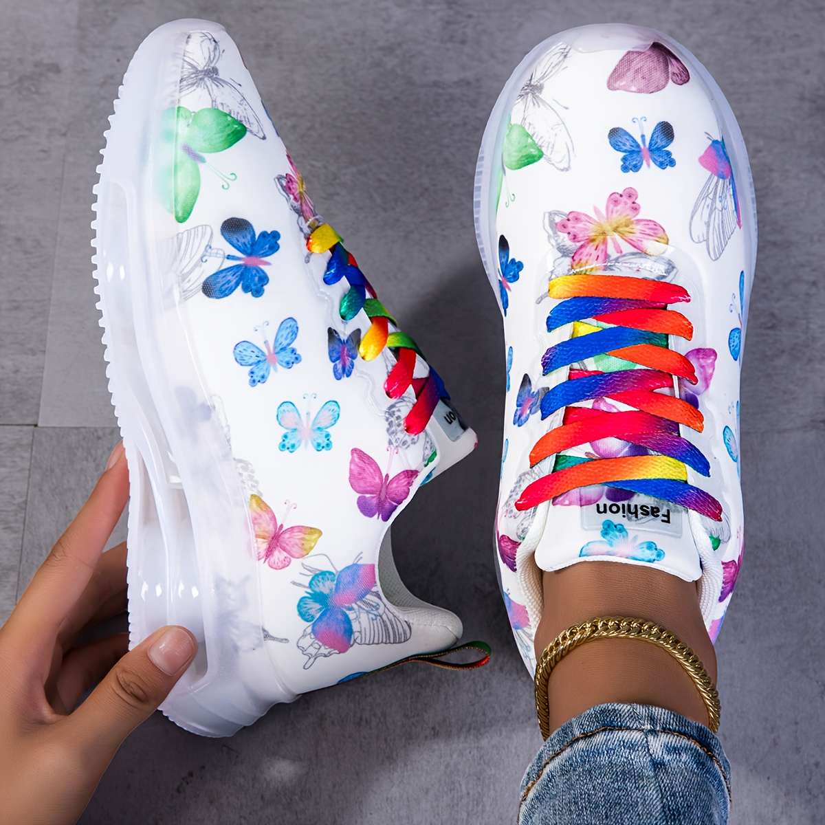 Women S Sneakers Color White Sizeuk 8