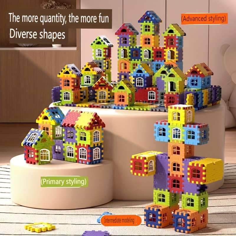 Building Toy Architectural Model Toy Set Quantity Bag: 100 Pieces