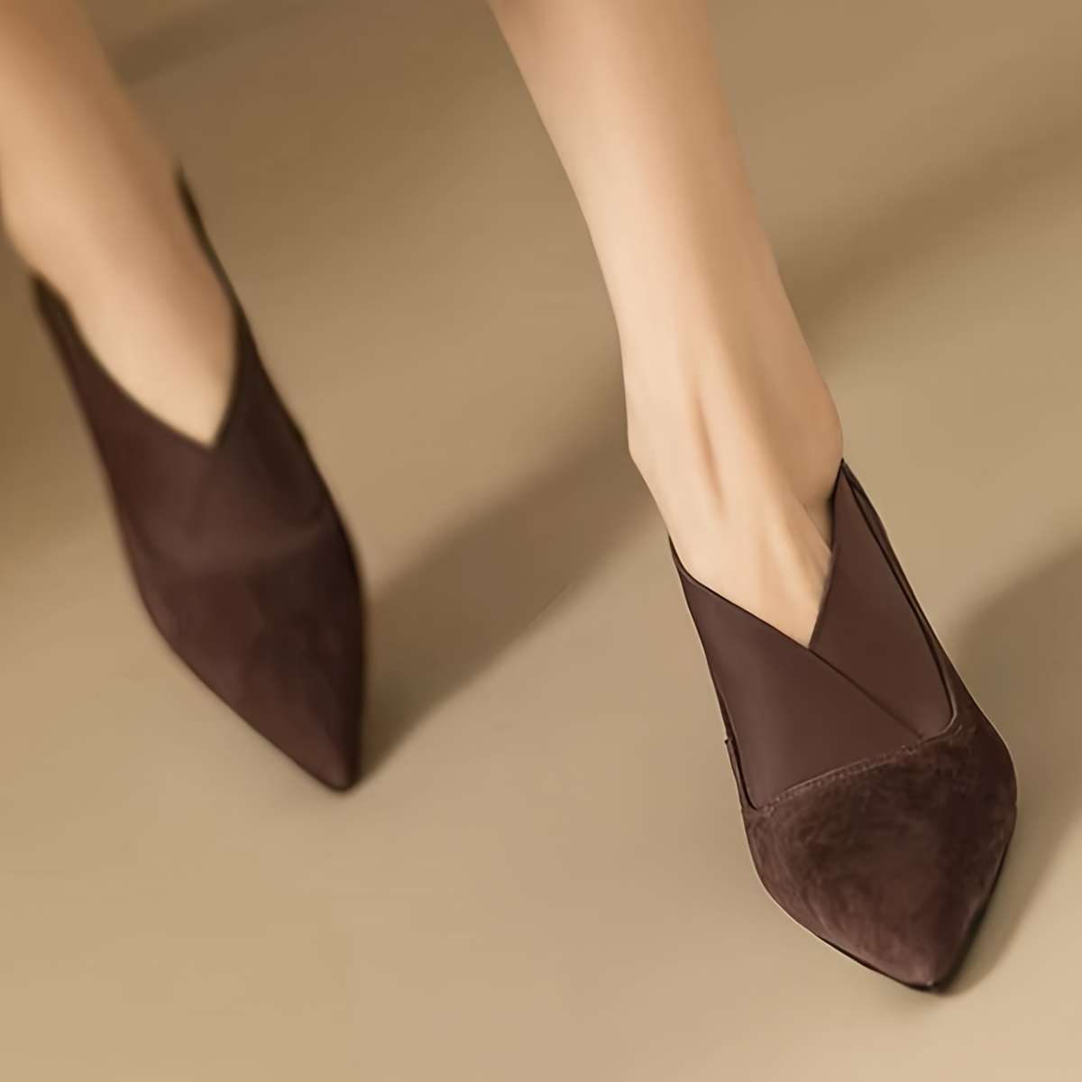 Women S High Heels Color Coffee Brown Sizeuk 5.5