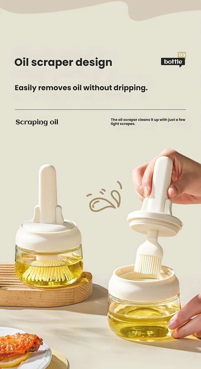 Baking Brush Color 2Pcs White