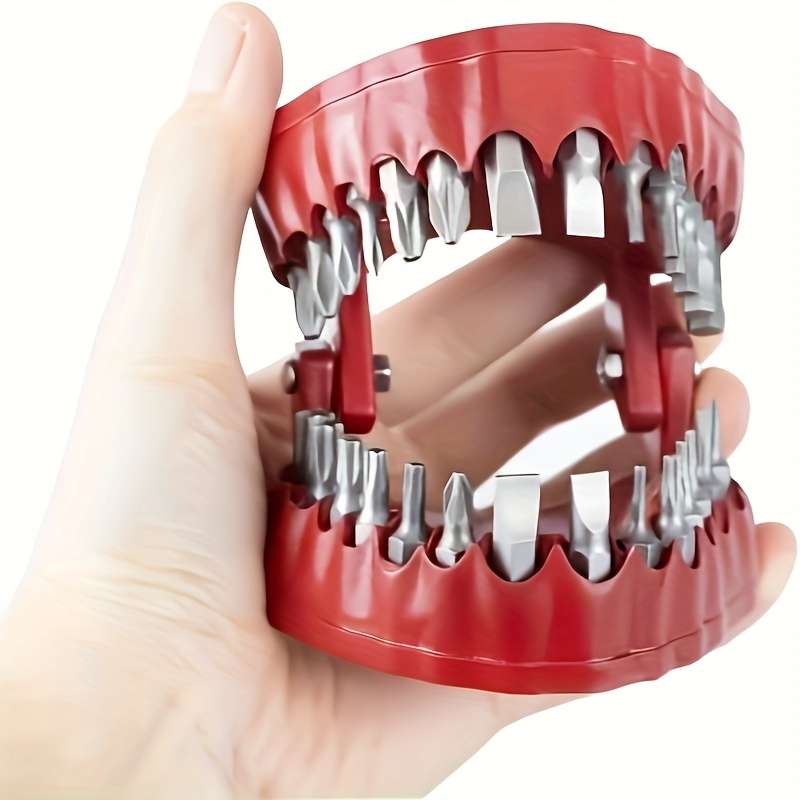 Screwdriver Bit Tool Set Color Red