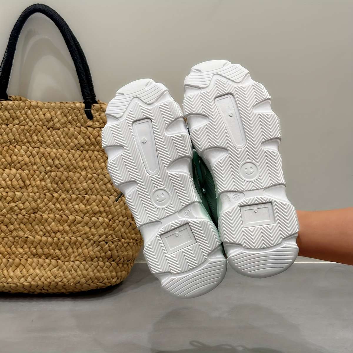 Women S Sneakers Color Green Sizeuk 5