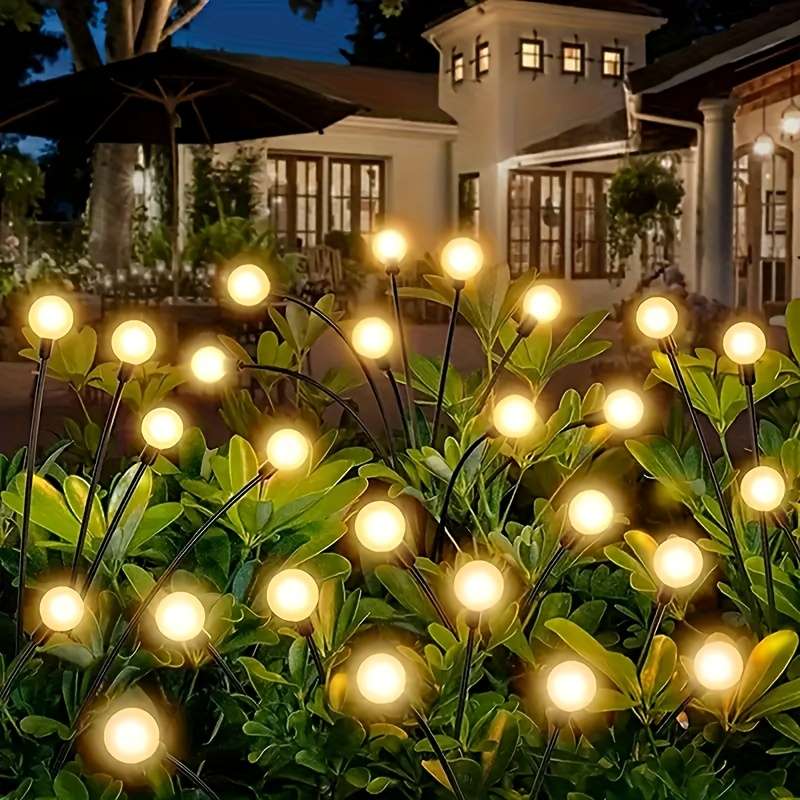 Solar Firefly Lawn Garden Lights