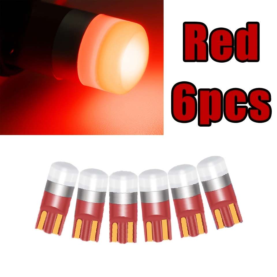 Car Lights Color Red Quantity 6Pcs