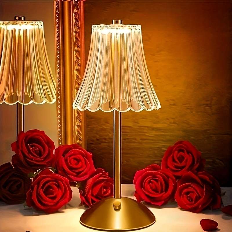 Desk Lamp Model 2Pcs Umbrella Crystal