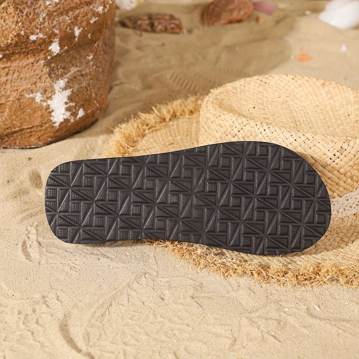 Ladies Summer Flip Flops Black Uk 7