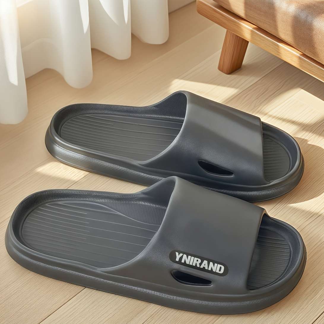 Men Slippers Summer Style Black Size Uk 6.5 To 7
