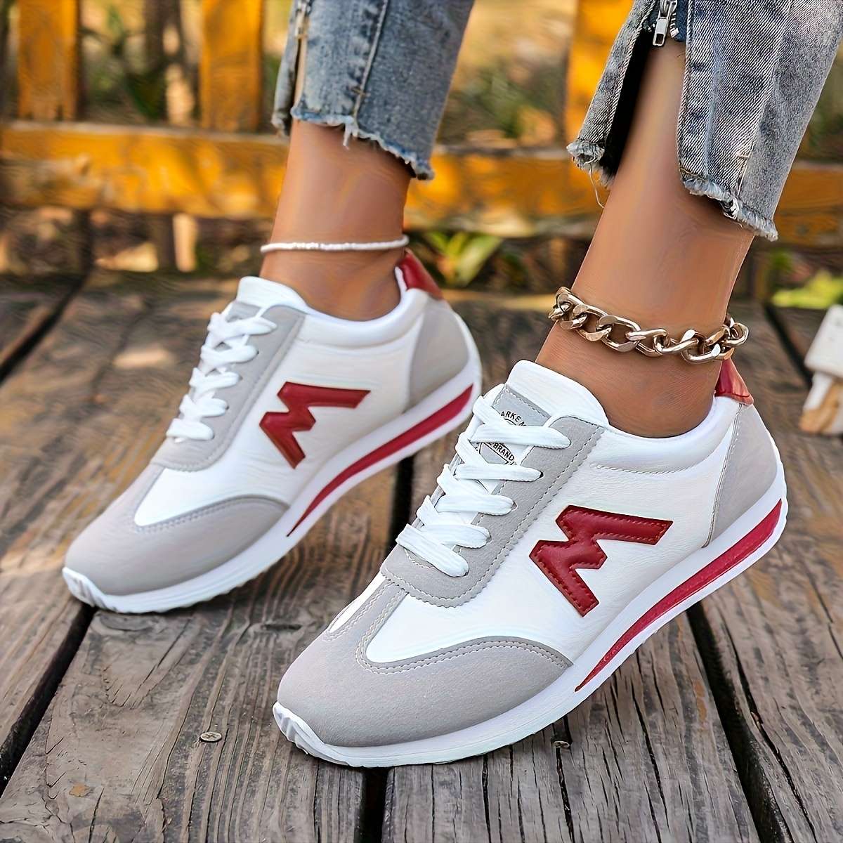 Sneakers Color Red Sizeuk 5