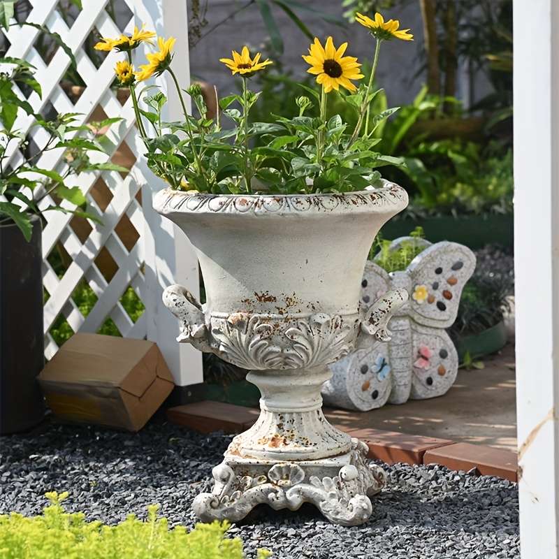 Flowerpot Style Elegant Antique Style Planter