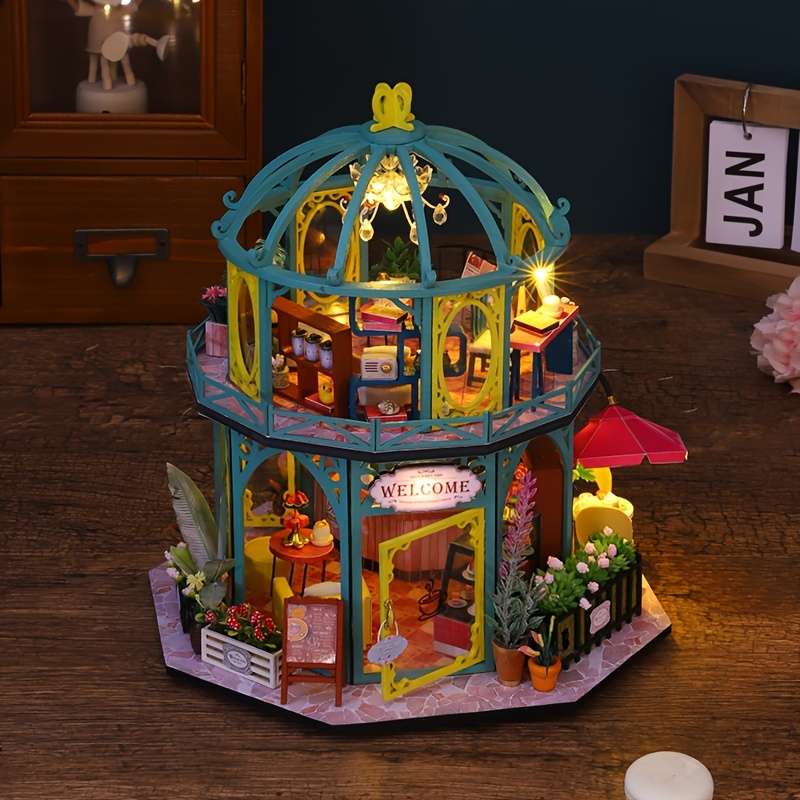 Building Toy Architectural Model Toy Set Style Yuejian Nuanuan