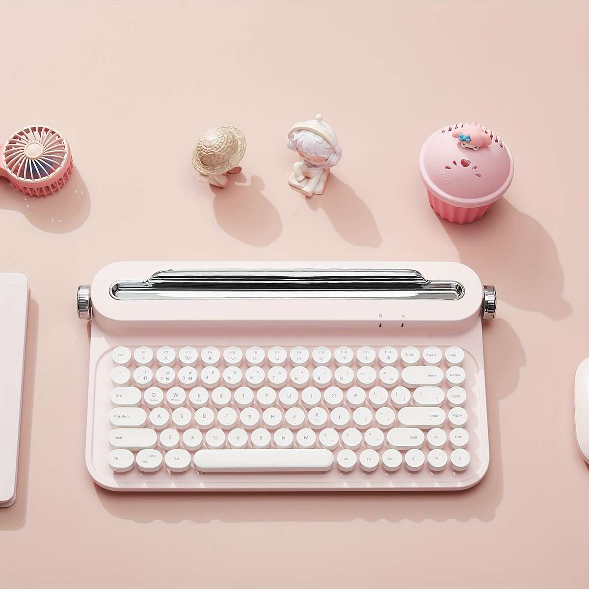 YUNZII B303 Pink Wireless Keyboard