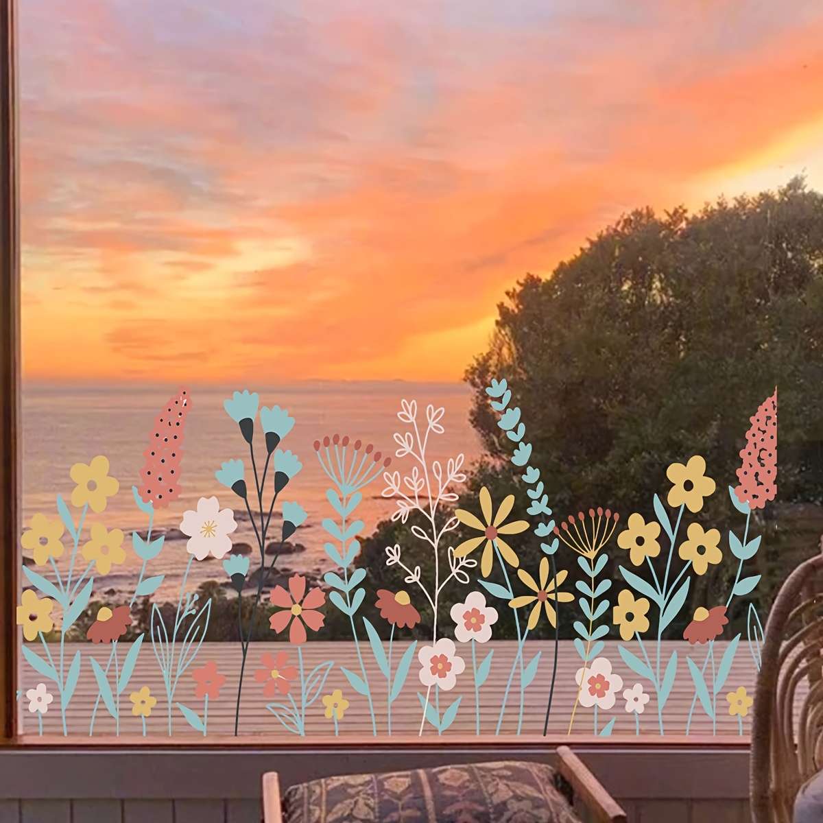 Window Stickers Size 30*60Cm*2Pcs