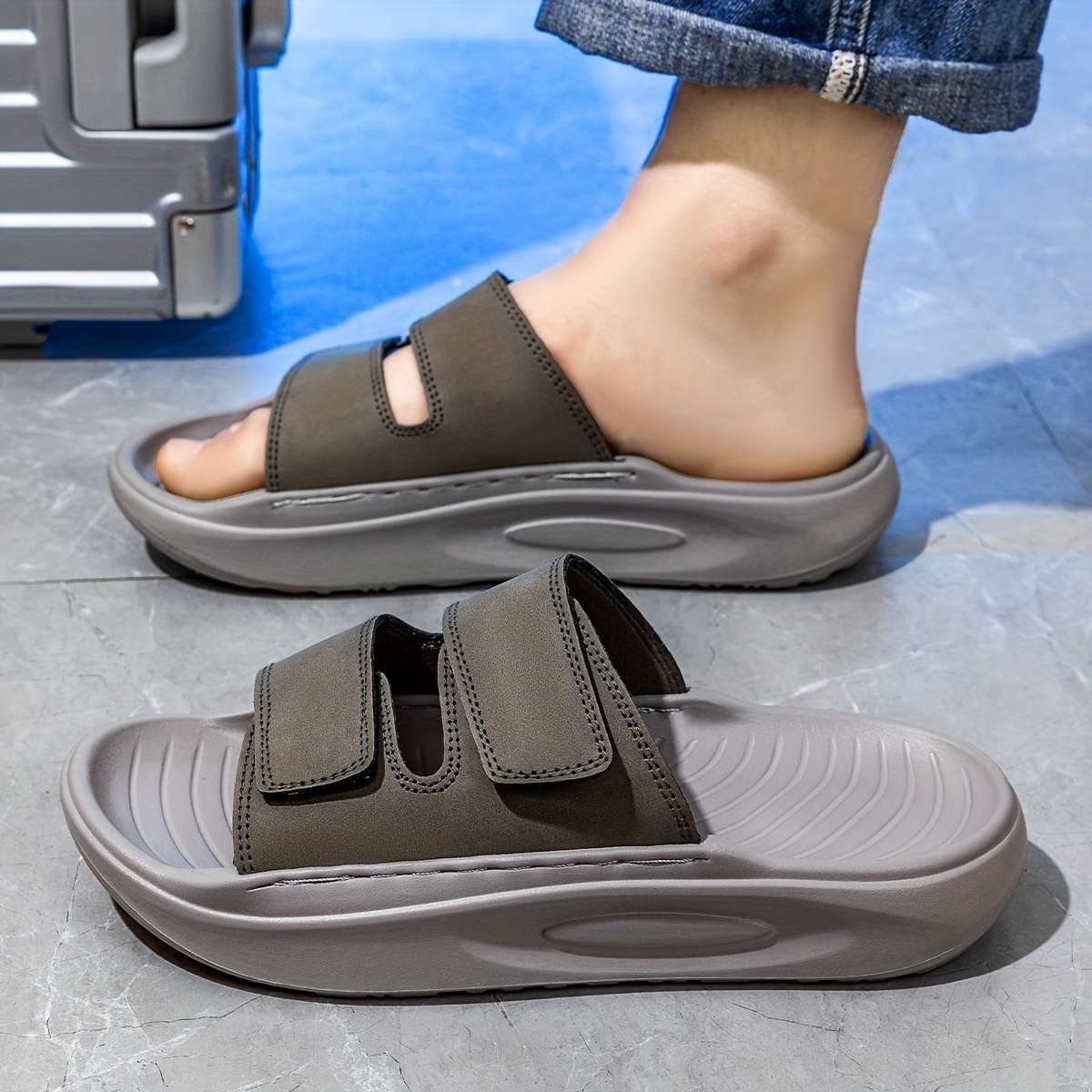 Sandals Color Grey Size Uk 5.5 6
