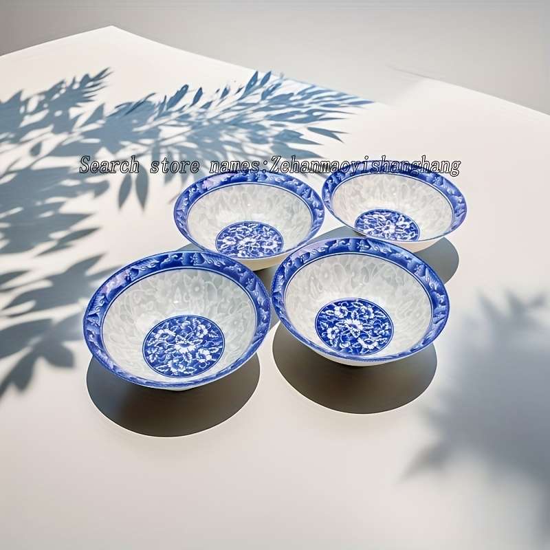 Bowl Color Blue White Materialceramics