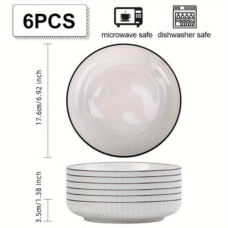 Bowl Size 6 7Inch Plates