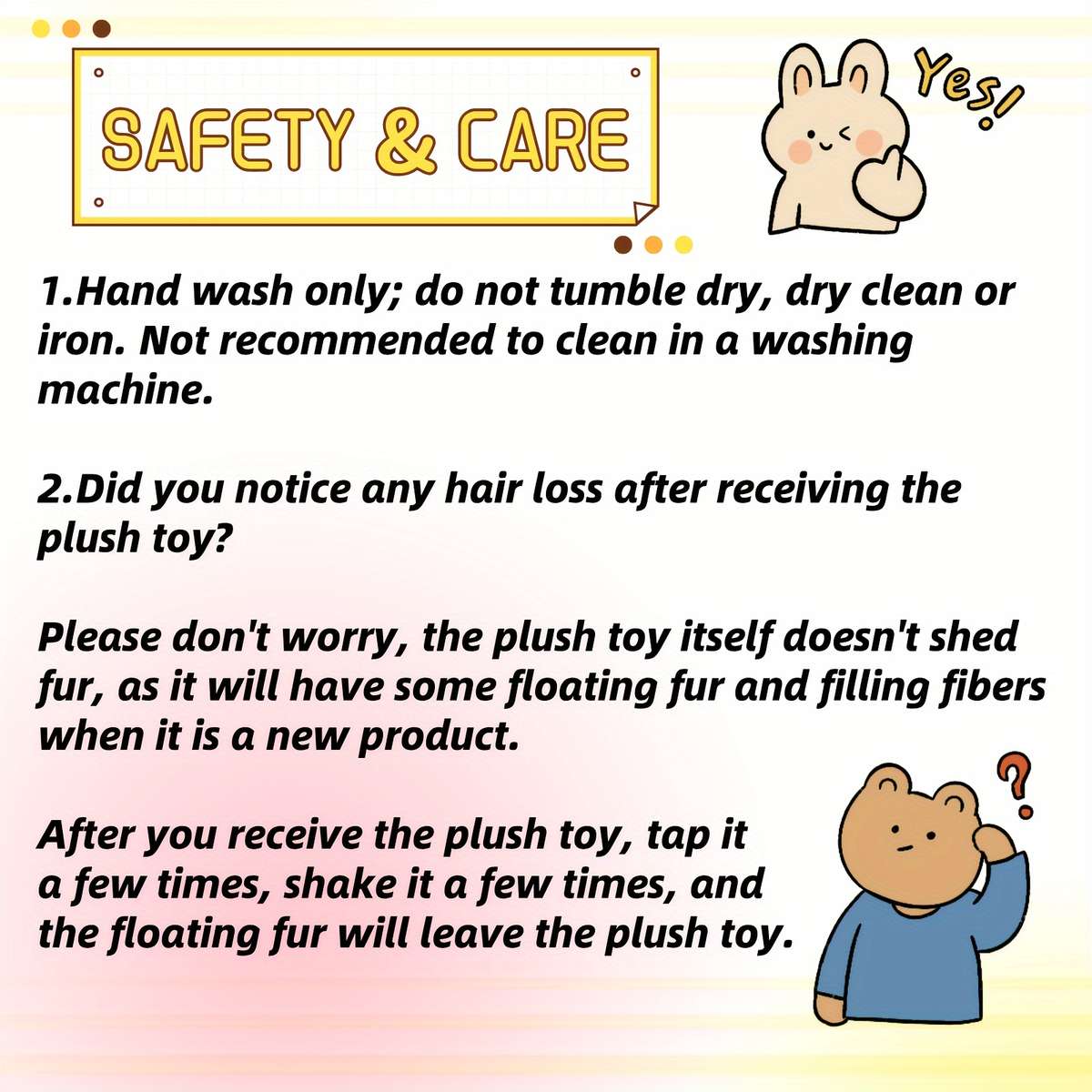 Plush Toyss color Brown