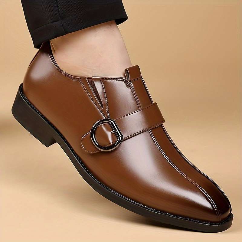 Mens Leather Shoes Color Black Sizeuk 9