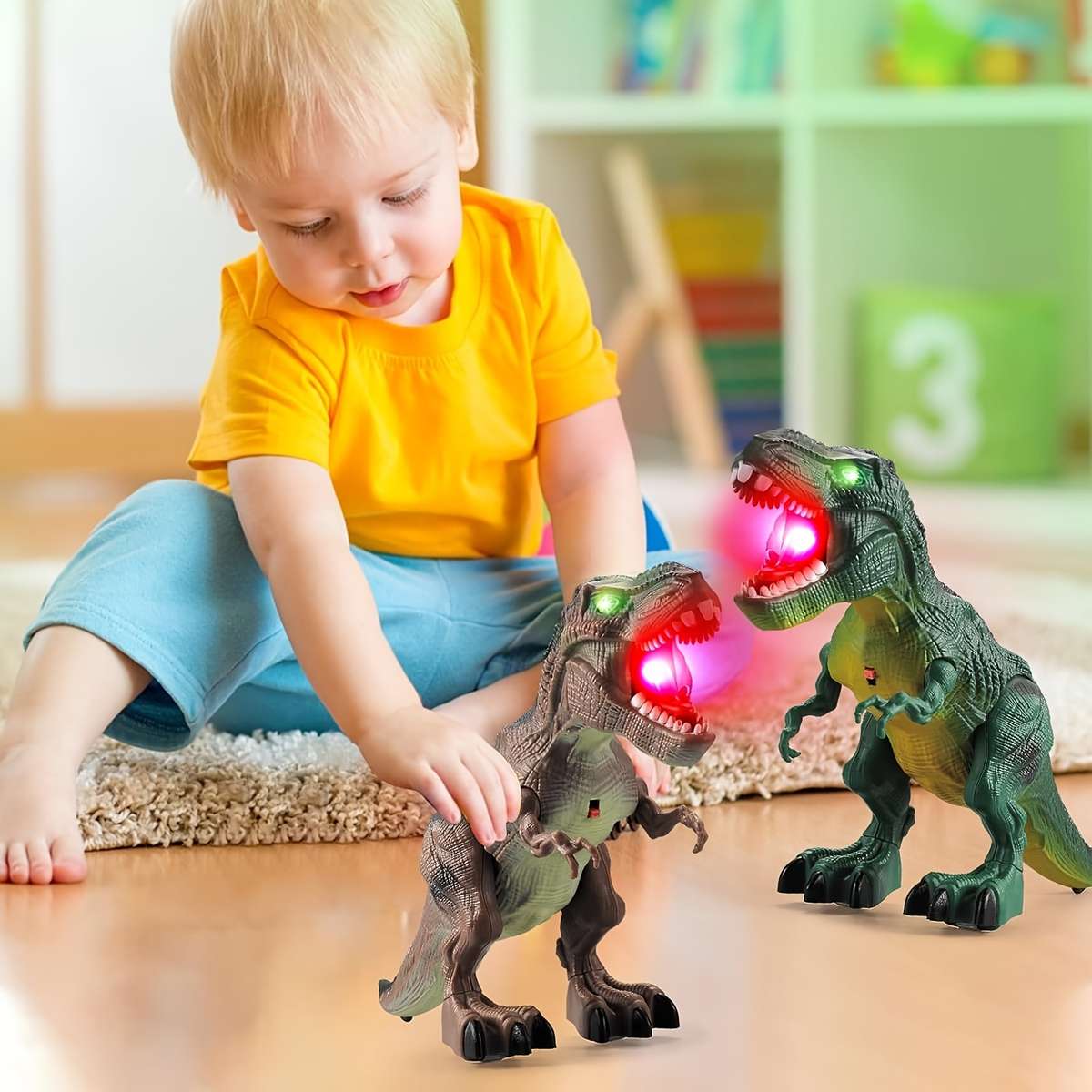 Childrens Toys Color Tyrannosaurus Rex Random Color