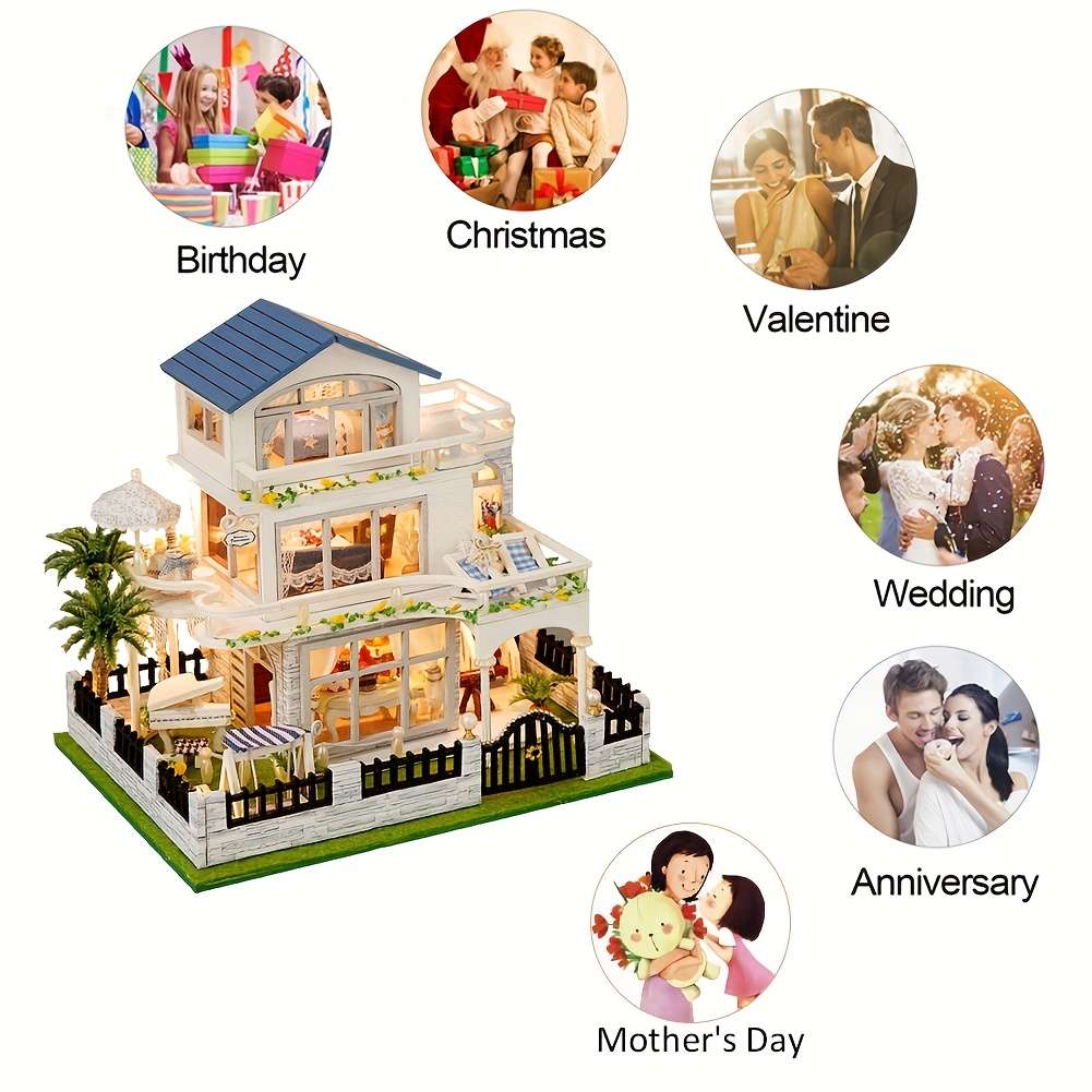 Building Toy Architectural Model Toy Set Style Blue