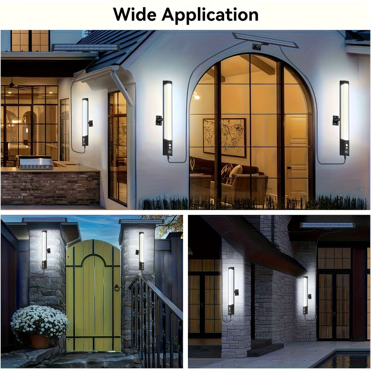 158LEDS 2XPE Outdoor Solar Light