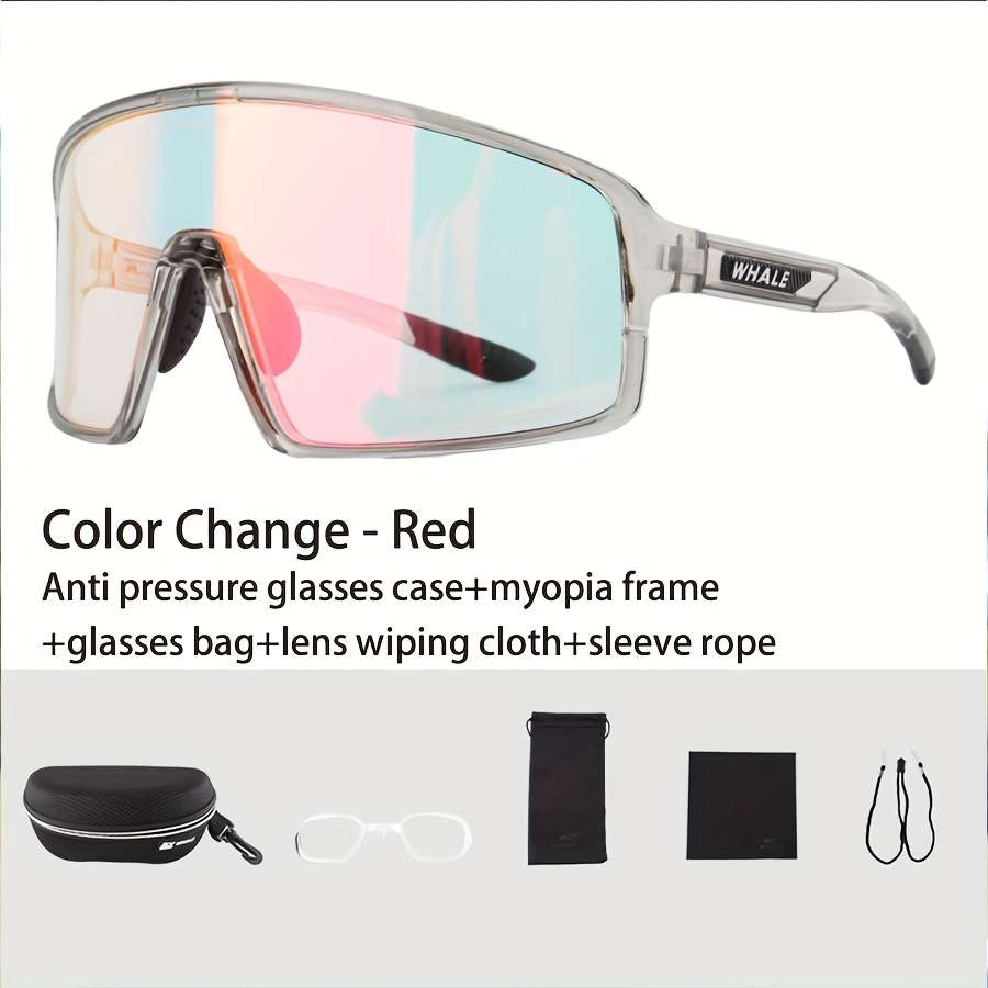 Cycling Glasses Color Color Changing Model Golden