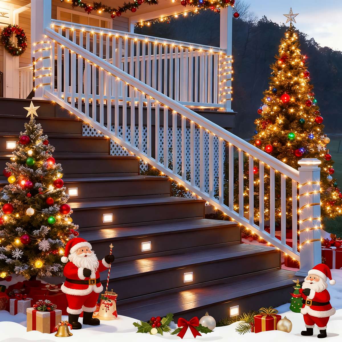 Christmas Lights 2 Pcs   16.4Ft 5M 100Leds