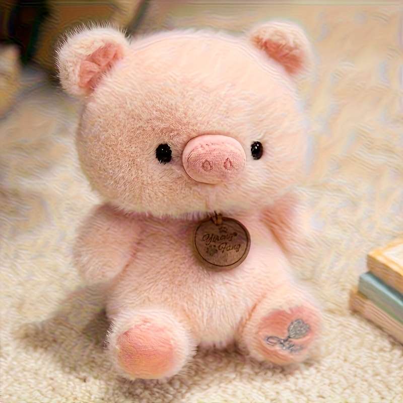 Plush Toyss Style Pig