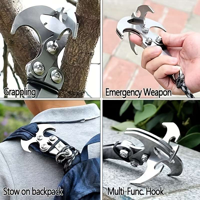 Hook Upquantity 2Pcs Stainless Steel Folding Hook