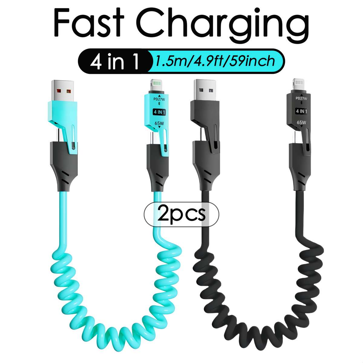 Charging Cable Quantity Black Blue