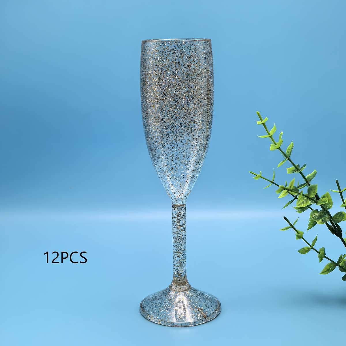 Wedding Supplies Color Flash Golden Quantity 2Pcs