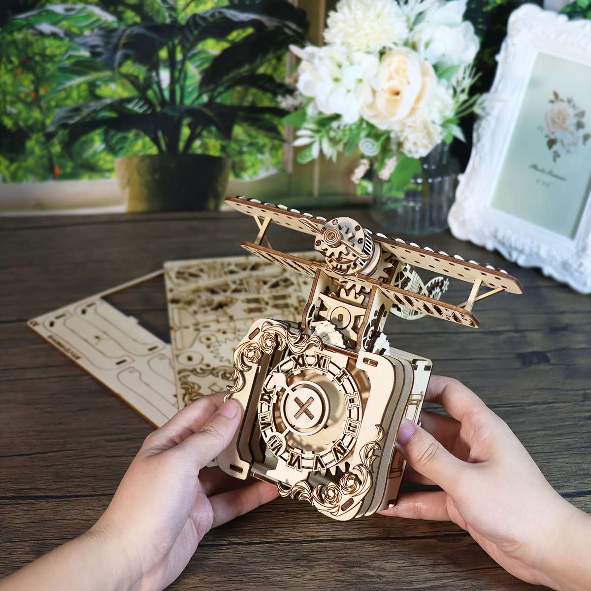 3D Puzzle Musical Instrument Model Style Punk Airplane
