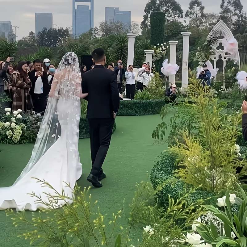 Wedding Supplies Color Forest Style Veil