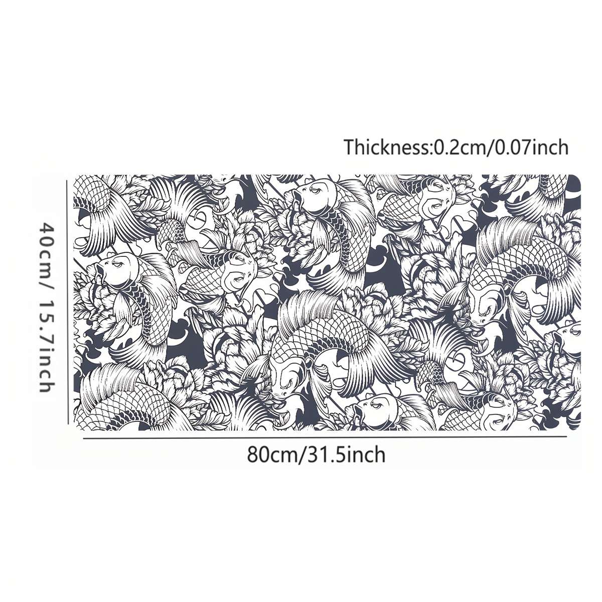 Mouse Pad Size 35.4In   X 15.7In