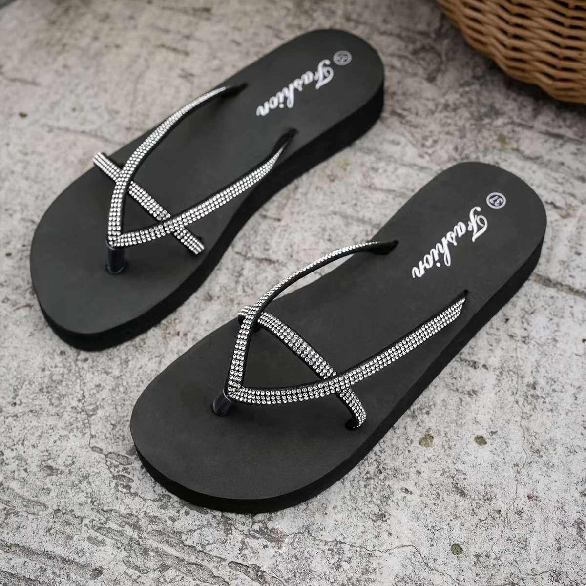 Sandals Color Black Size Uk 6