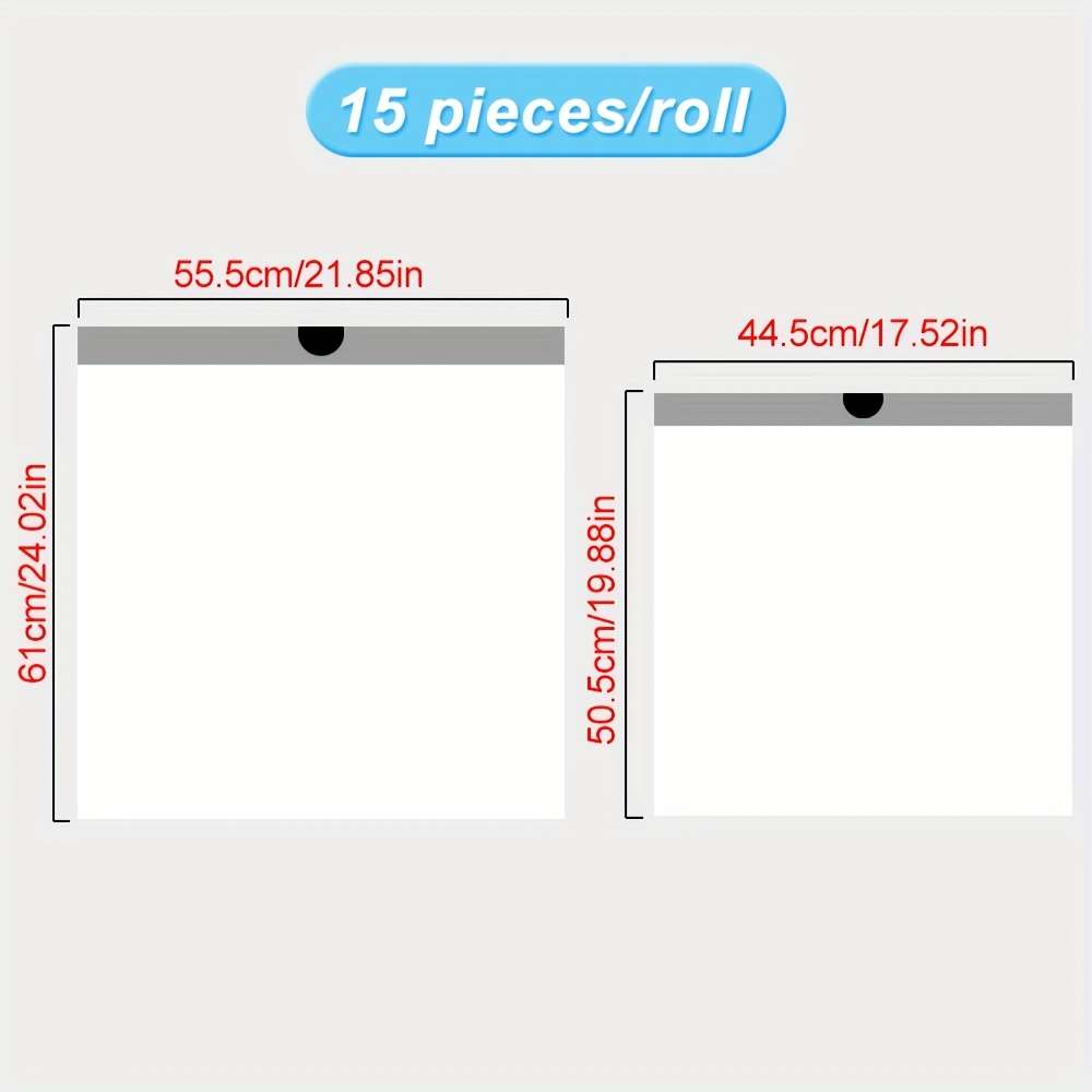 Trash Bag1.7Kgroll 44.5*50.5Cm20Rolls300Pcs