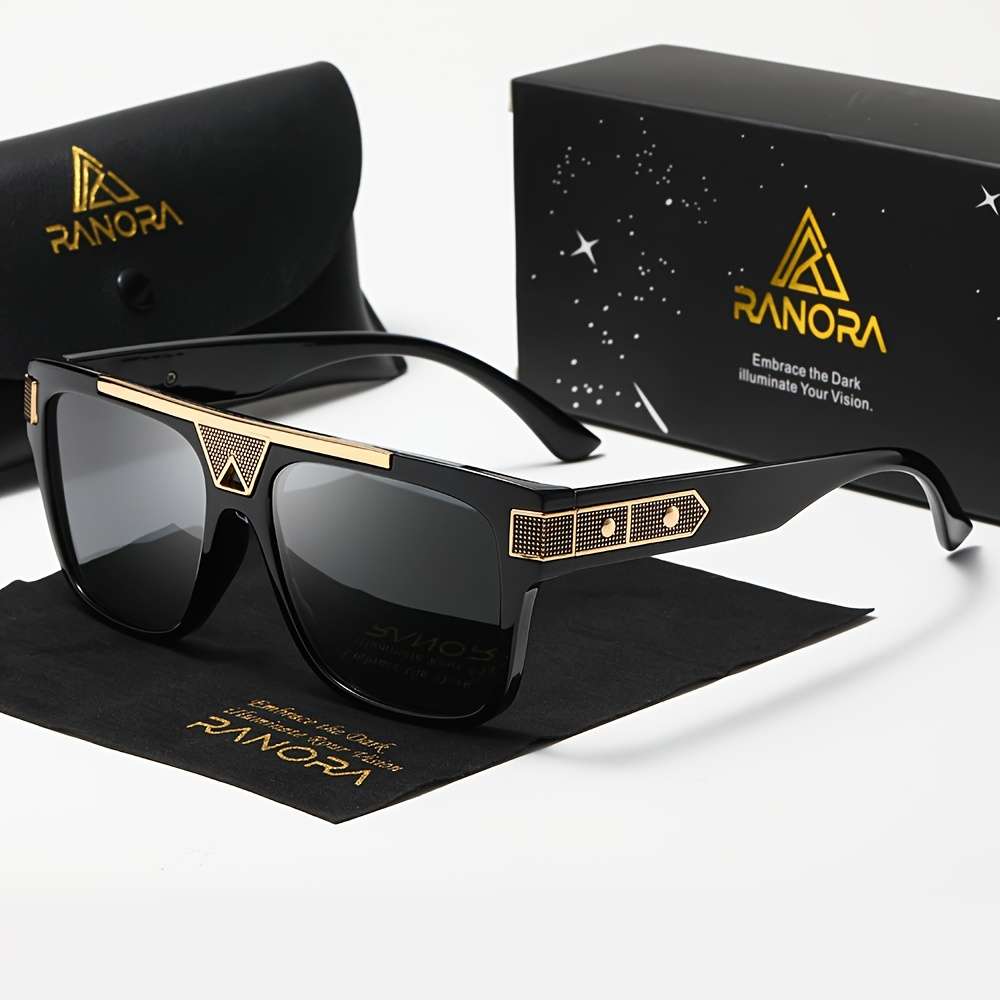 Mens Glasses Color Black Frame Black&Gray Lens
