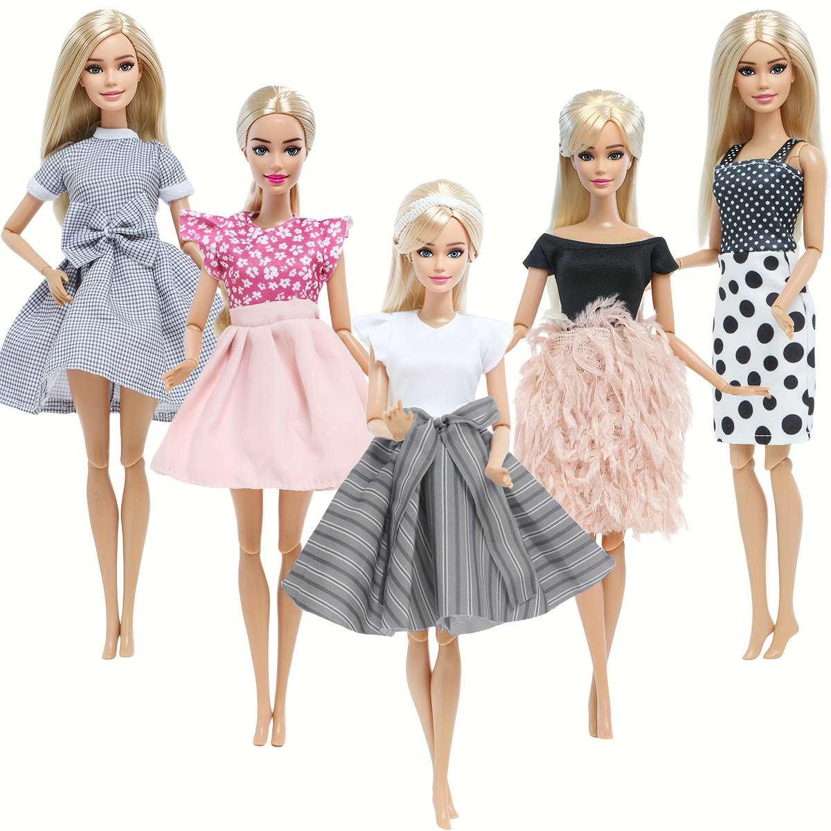 Plush Toyss Style Lady Style 5pcs Set