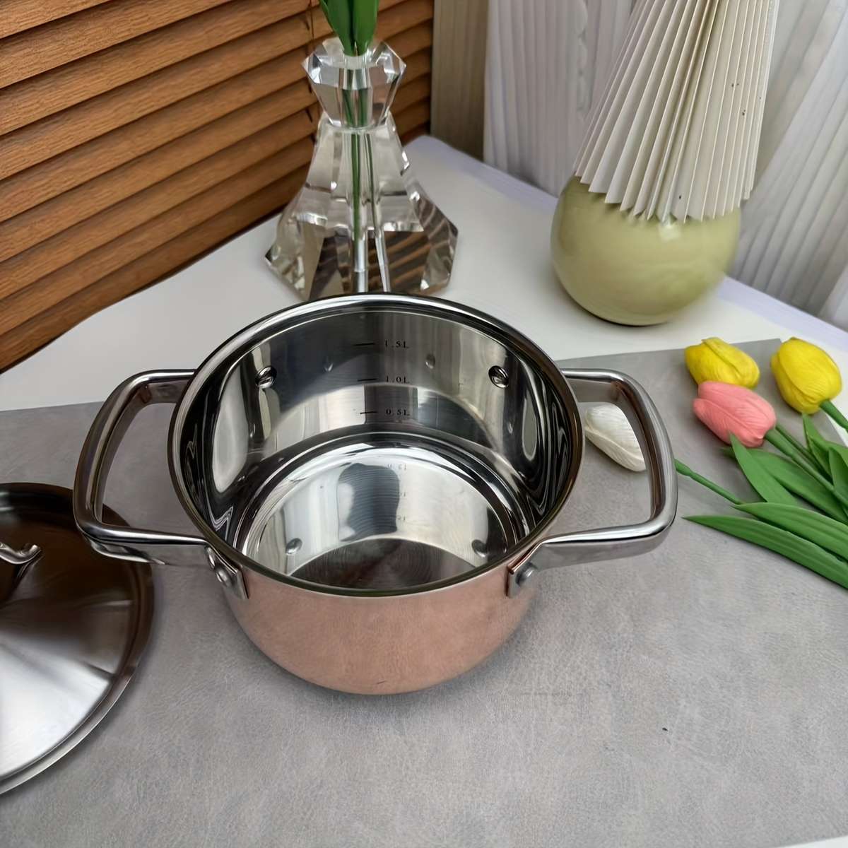 Premium Stainless Steel Copper Clad Pot With