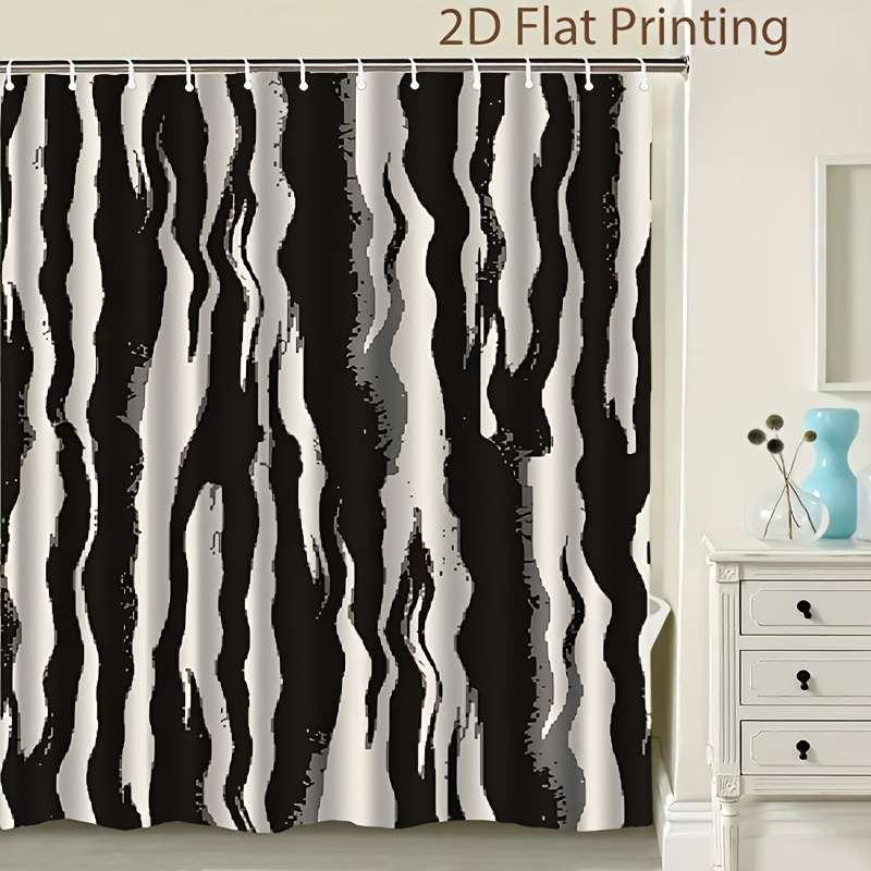 Waterproof Shower Curtain Color Polychrome Size 150X180 149.99Cm*180.01Cm