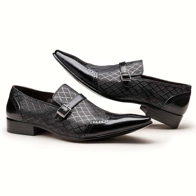 Mens Leather Shoes Color Black Sizeuk 8