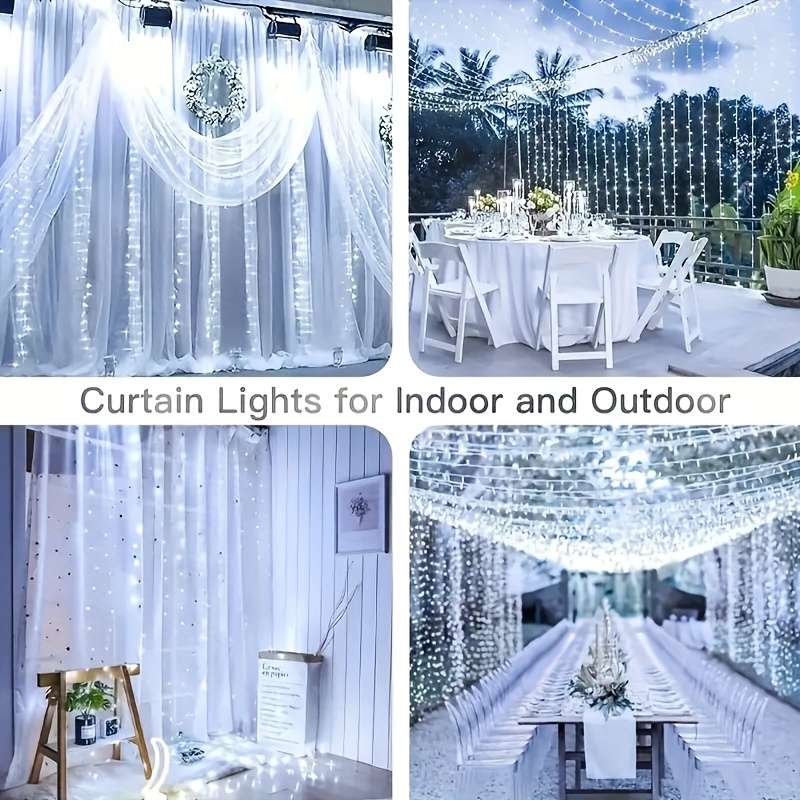 String Lights Color White Light Size298.7Cm   198.12Cm 200Led