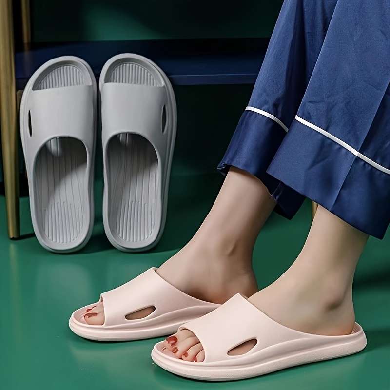 Men Slippers Summer Style Grey Size Uk 7.5 To 8