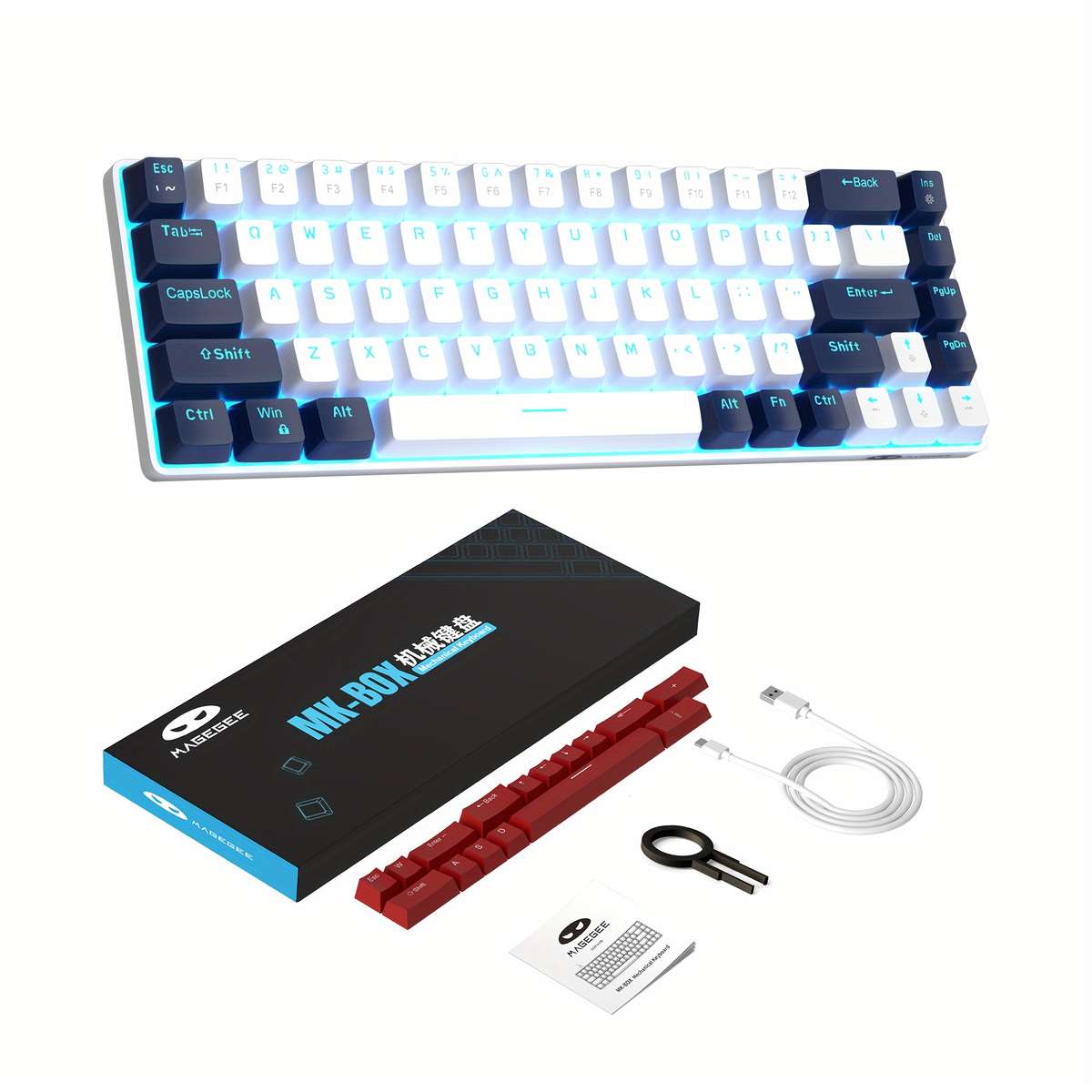 Professional Abs Finish For Laptop Desktop Magegee Portable Mechanical Gaming