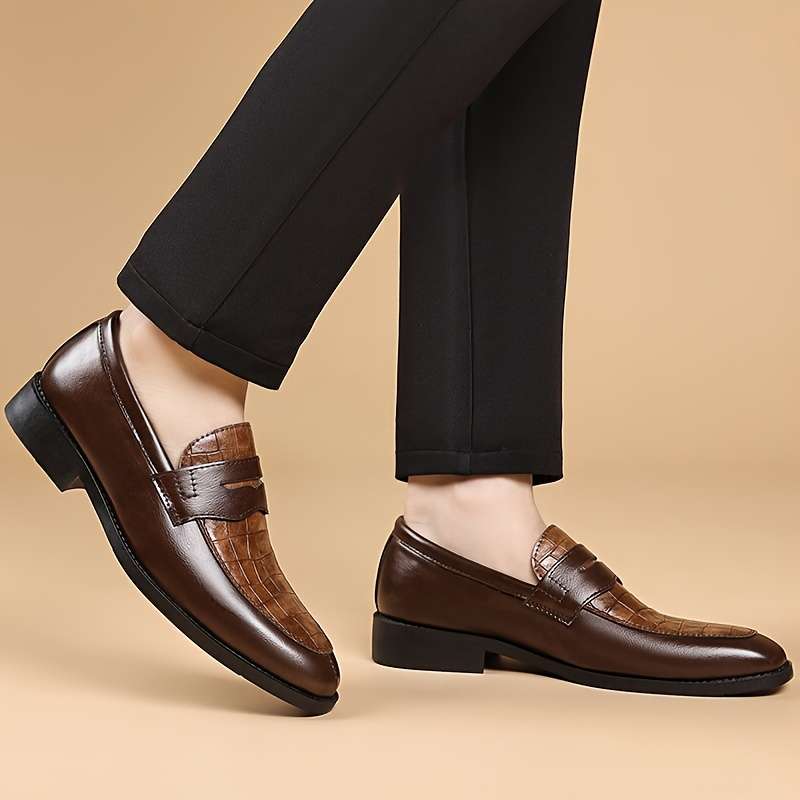 Mens Leather Shoes Color Dark Brown Sizeuk 6