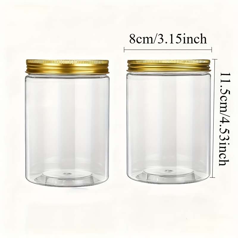 Sealed Jar Color Golden Screwon Cap2Pcs